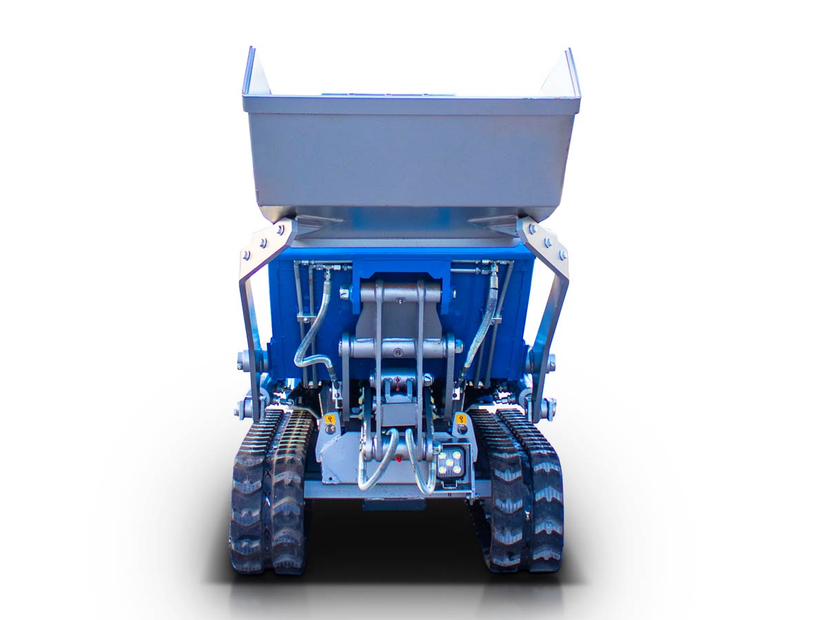 HT800FL-PRO | Graecus | Ντάμπερ Diesel Kubota, υδροστατικό με φορτωτή και υψηλή ανατροπή 800kg 