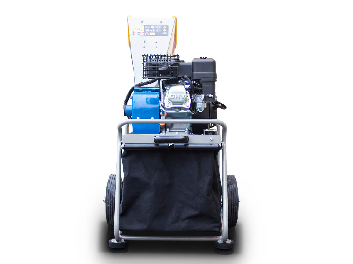 KB05 | Graecus / Loncin | Κλαδοτεμαχιστής με κινητήρα βενζίνης και κάδο συλλογής 65 λίτρα 6,5hp 