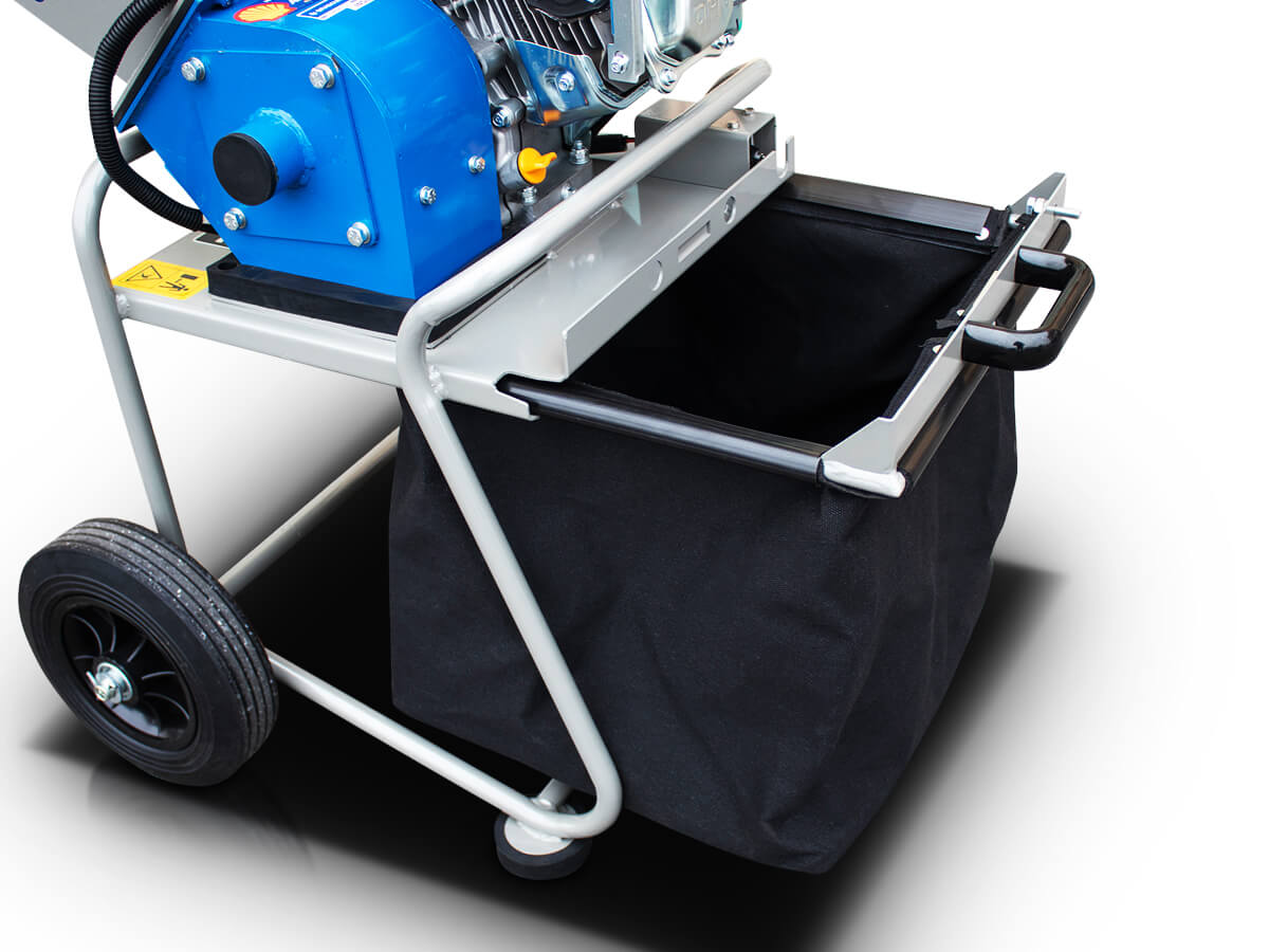 KB05E | Graecus | Κλαδοτεμαχιστής με ηλεκτρικό κινητήρα 2,8 kW και κάδο συλλογής 65 λίτρα 