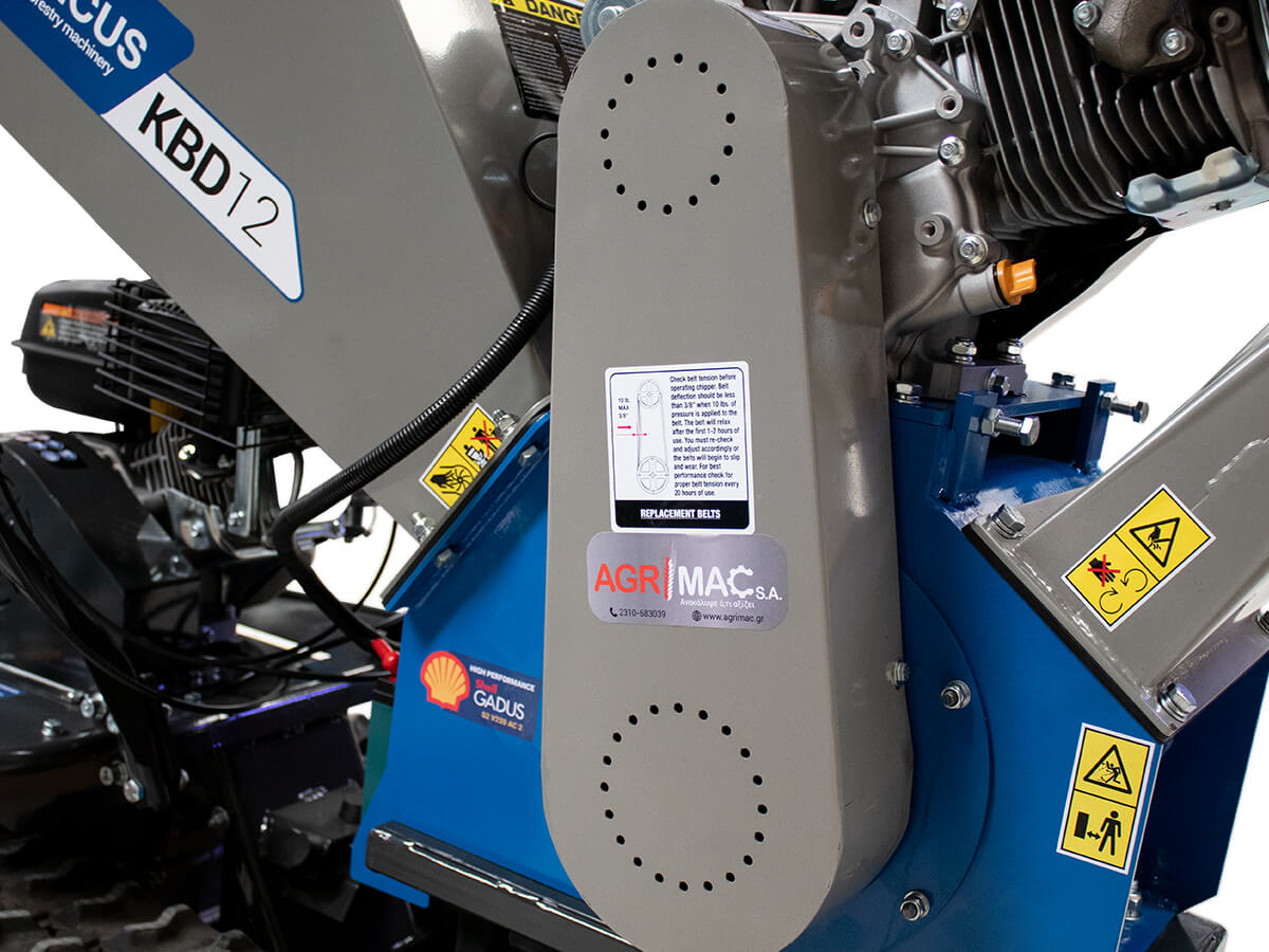 KBD12 | Graecus / Loncin | Κλαδοτεμαχιστής βενζίνης ερπυστριοφόρος 15hp 