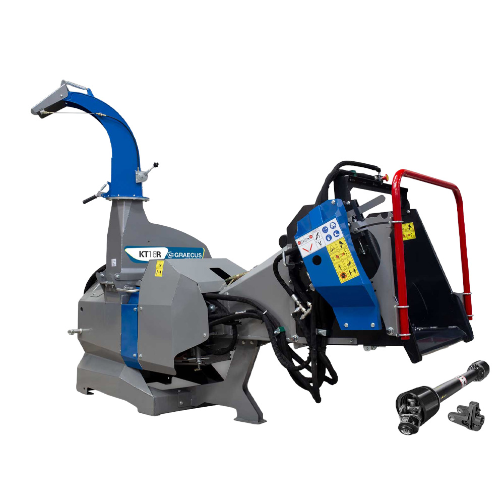 KT16R | Graecus | Κλαδοτεμαχιστής με υδραυλική τροφοδοσία 