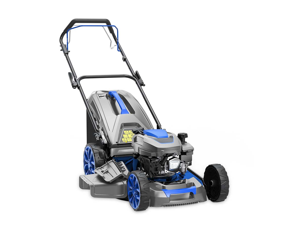 DREPANUS LM51S 4in1 | Graecus | Βενζινοκίνητο χλοοκοπτικό χειρός αυτοκινούμενο, με κάδο συλλογής  