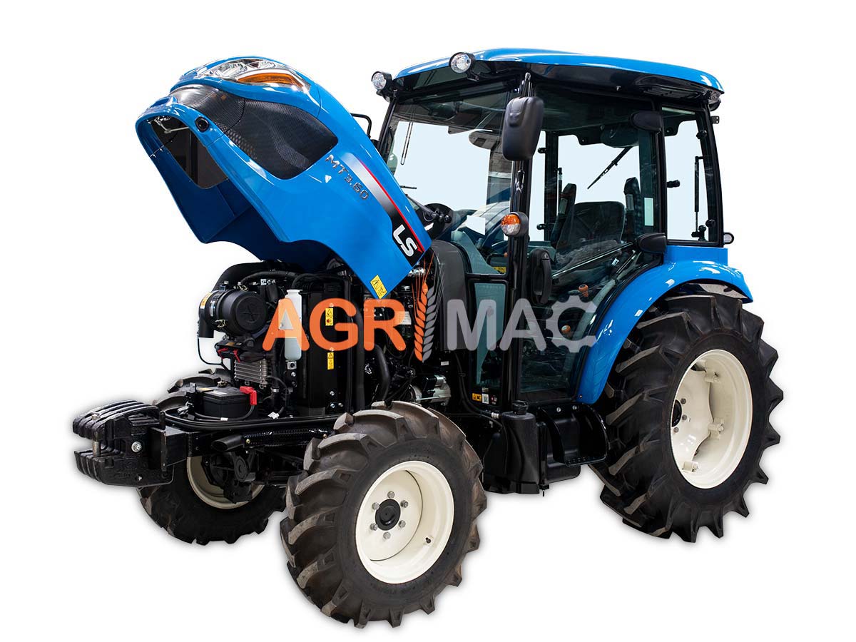 MT3.60 CABIN | LS Tractor | 72hp Δενδροκομικό Αμπελουργικό Τρακτέρ συνδιασμός με GRAECUS FREZA B145