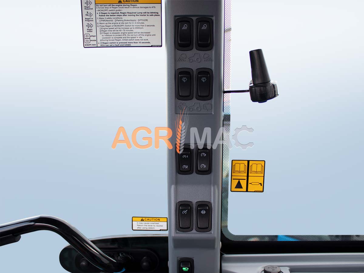 MT7.101 | LS Tractor | 122HP 4WD 3595cc κινητήρας Iveco τρακτέρ Standard συνδιασμός με GRAECUS FREZA B205