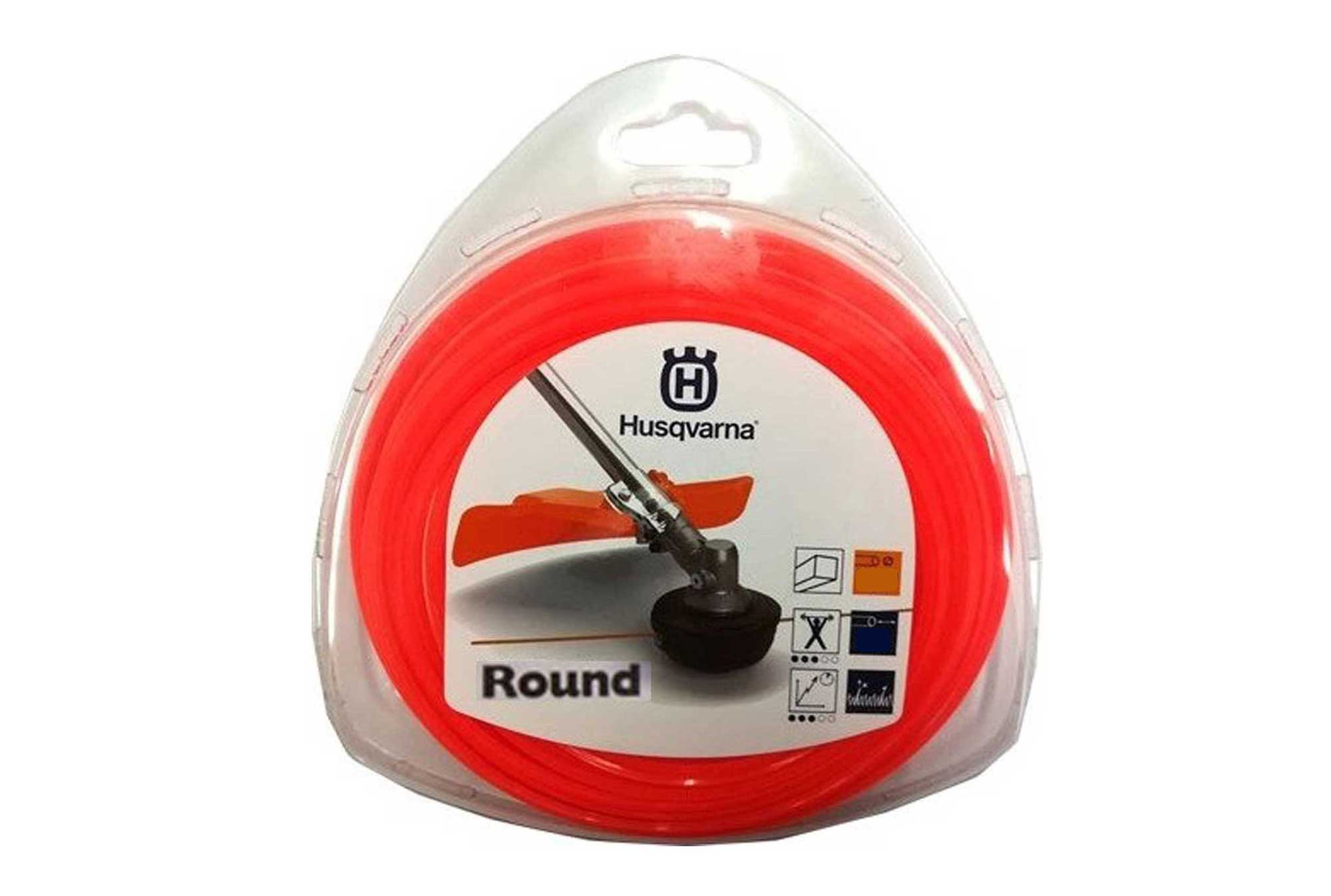 Round | Husqvarna | Μεσινέζα 2.4mm X 90m