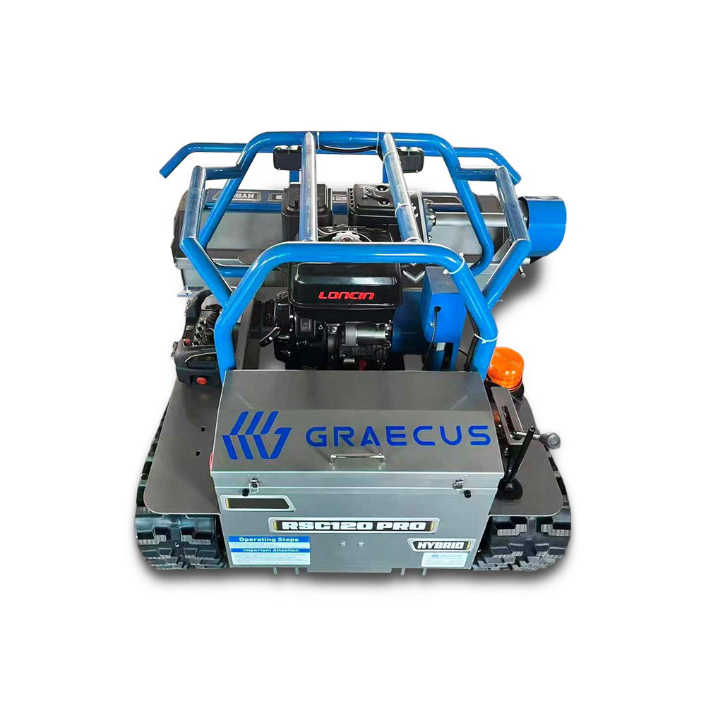 RSC100 PRO Hybrid Koop | Graecus | Τηλεκατευθυνόμενος καταστροφέας 100εκ με μαχαίρια, ραδιοχειριστήριο 150m, κινητήρα πετρελαίου 12hp 