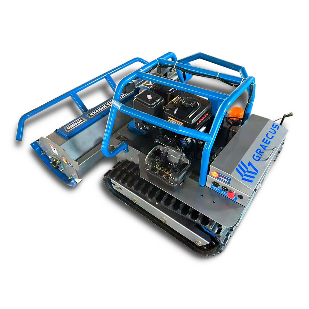 RSC100 PRO Hybrid Koop | Graecus | Τηλεκατευθυνόμενος καταστροφέας 100εκ με μαχαίρια, ραδιοχειριστήριο 150m, κινητήρα πετρελαίου 12hp 