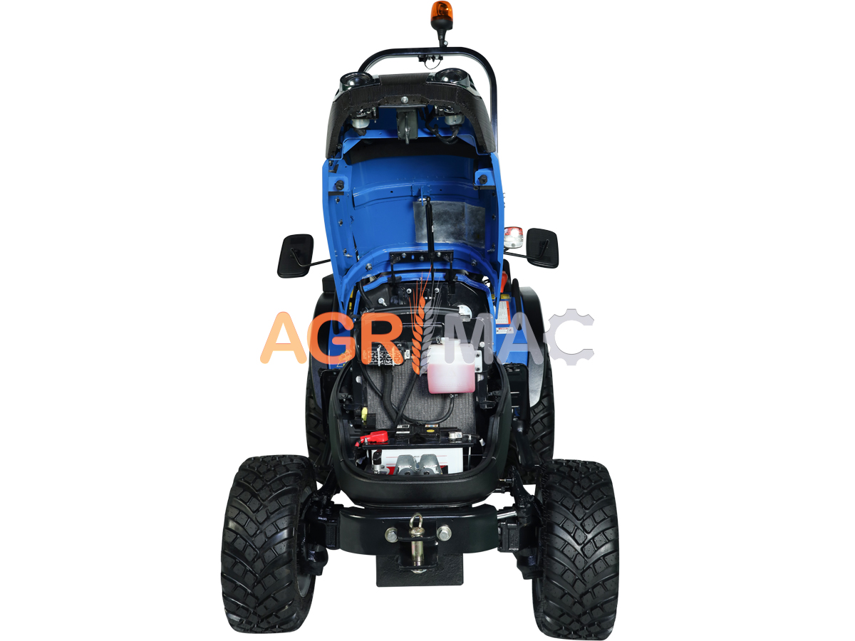 SOLIS S20+ | Τρακτεράκι μικρό Μίνι αμπελουργικό δενδροκομικό | Κινητήρας Mitsubishi | Με πλευρικό μοχλό ταχυτήτων συνδιασμός με μπροστινό κουβά FL400pro
