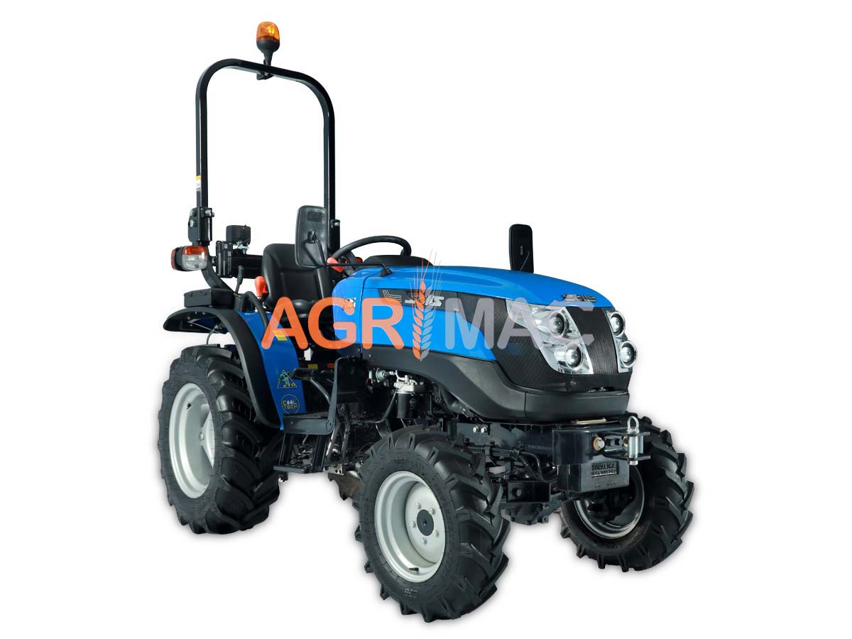 SOLIS – YANMAR S26+ | Τρακτέρ μικρό Μίνι αμπελουργικό δενδροκομικό | Κινητήρας Mitsubishi Με πλευρικό μοχλό ταχυτήτων συνδιασμός με μπροστινό κουβά FL400pro