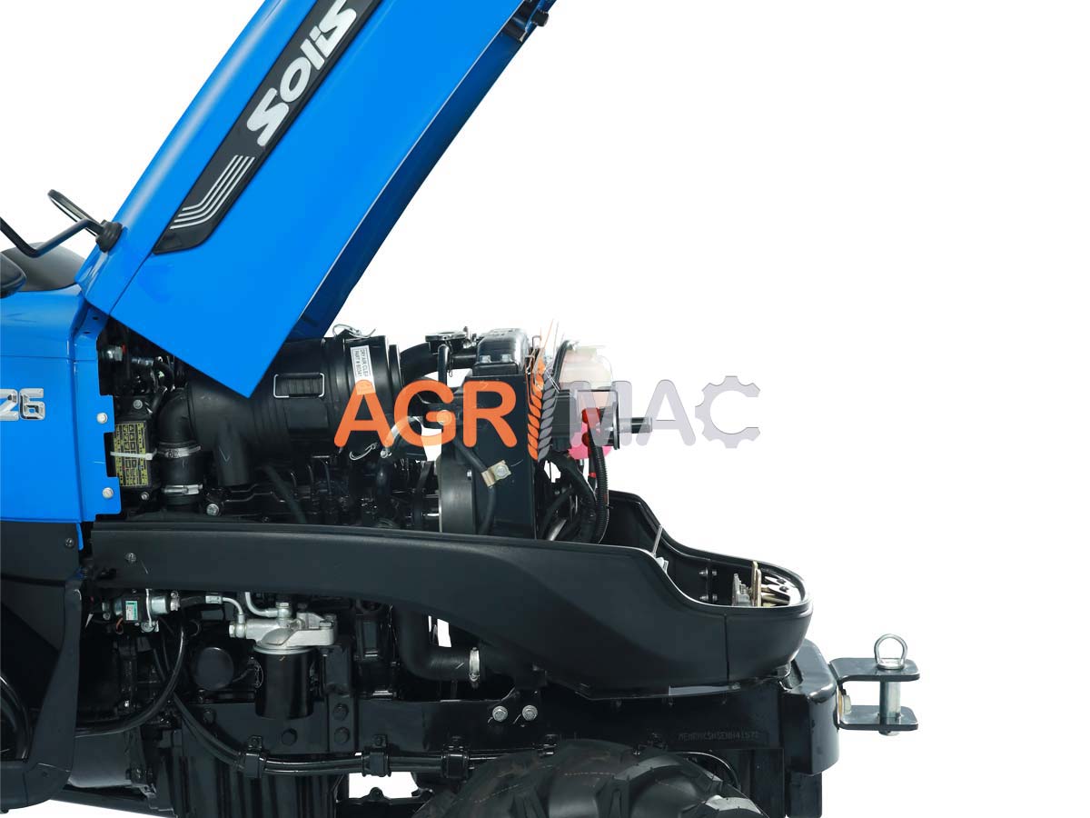 SOLIS – YANMAR S26+ | Τρακτέρ μικρό Μίνι αμπελουργικό δενδροκομικό | Κινητήρας Mitsubishi Με πλευρικό μοχλό ταχυτήτων συνδιασμός με μπροστινό κουβά FL400pro