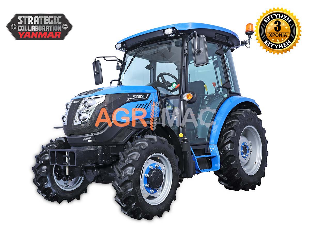 SOLIS S50cab Stage V | Τρακτέρ ημι-στάνταρτ | 4×4 | 3067cc