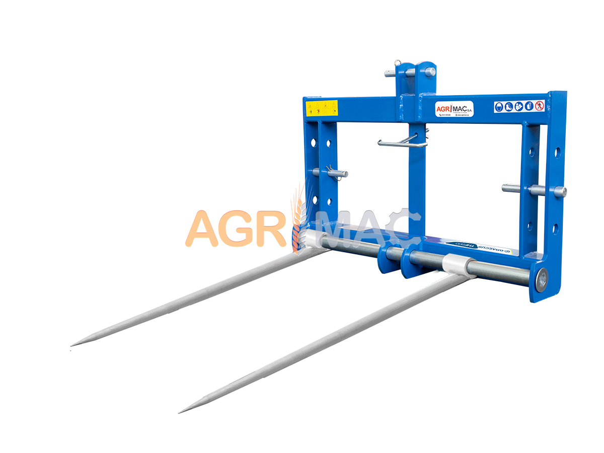 THF800 | Graecus | Πιρούνια για μπάλες για τρακτέρ 