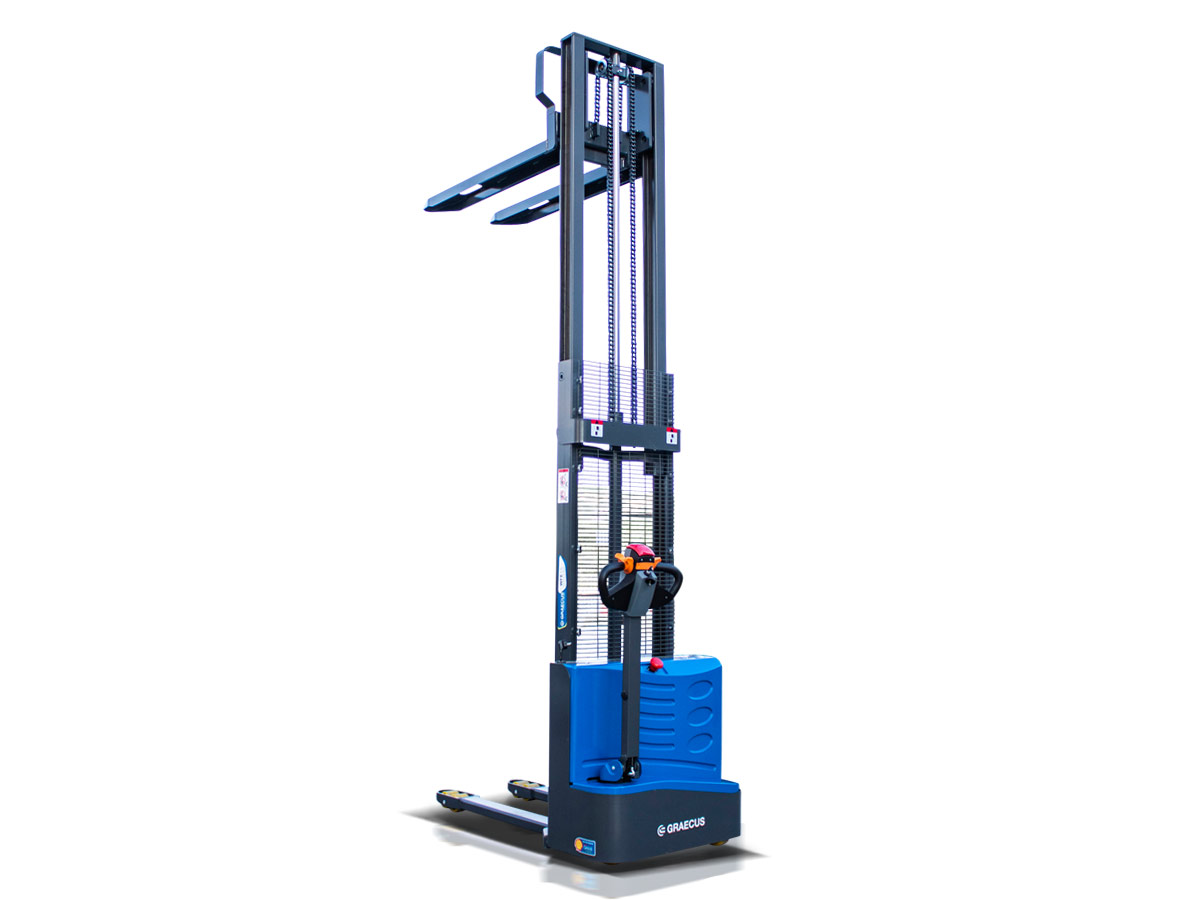 WFE15 Duplex300 | Graecus | Ηλεκτροκίνητο παλετοφόρο 1.5T | DUPLEX 3000mm | ηλεκτροκίνητη κίνηση 4.2 km/h | μηχάνημα πεζού xειριστή 
