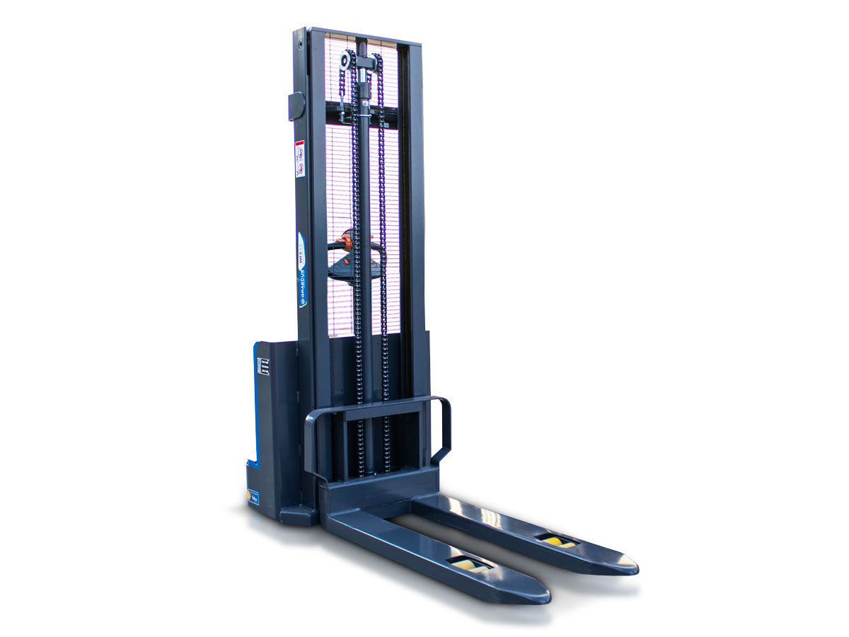 WFE15 Duplex300 | Graecus | Ηλεκτροκίνητο παλετοφόρο 1.5T | DUPLEX 3000mm | ηλεκτροκίνητη κίνηση 4.2 km/h | μηχάνημα πεζού xειριστή 