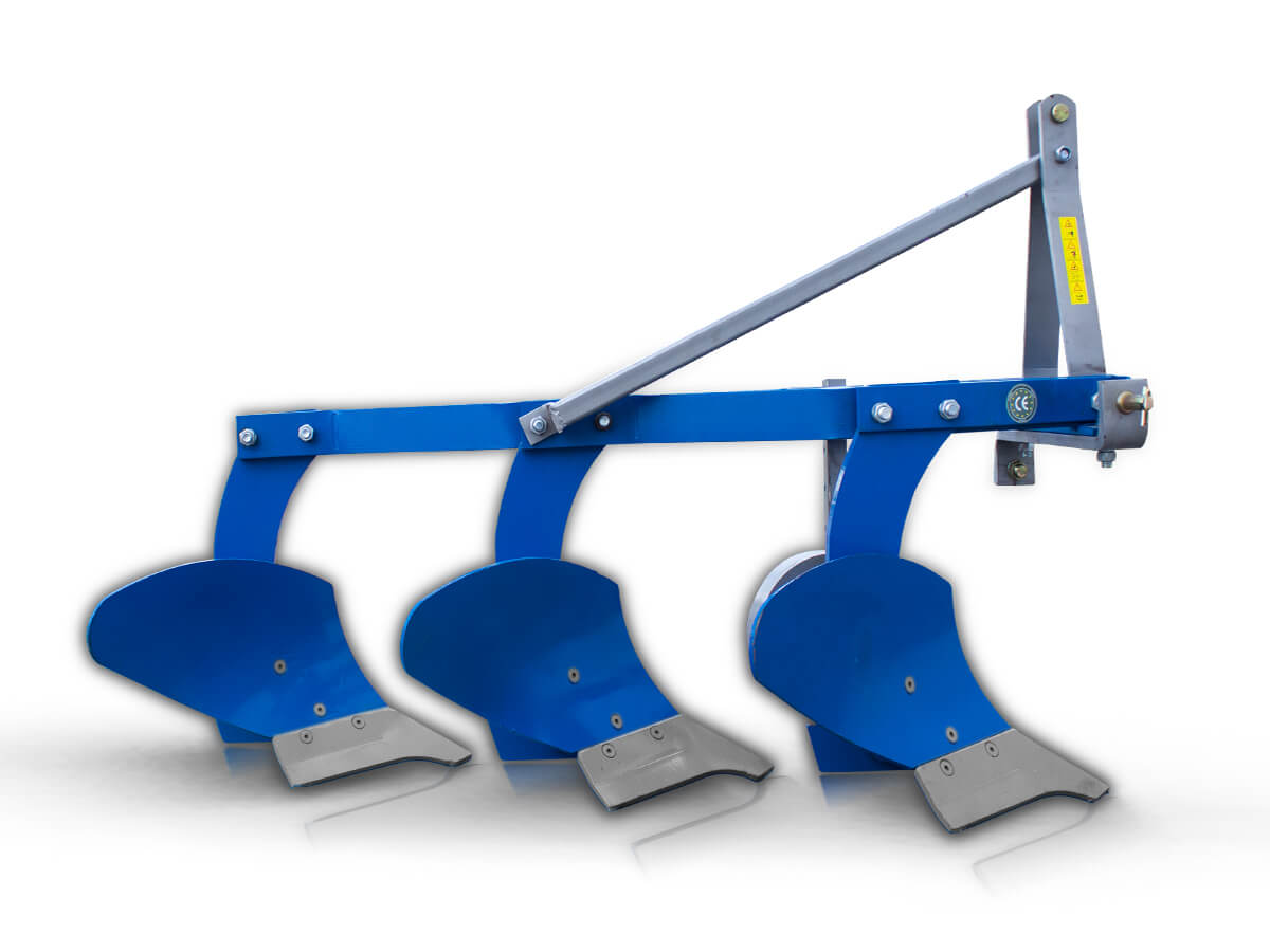 TRA10 | Graecus | Άροτρο-Αλέτρι 3υνο 10″ τρακτέρ με ρόδα Φ280 