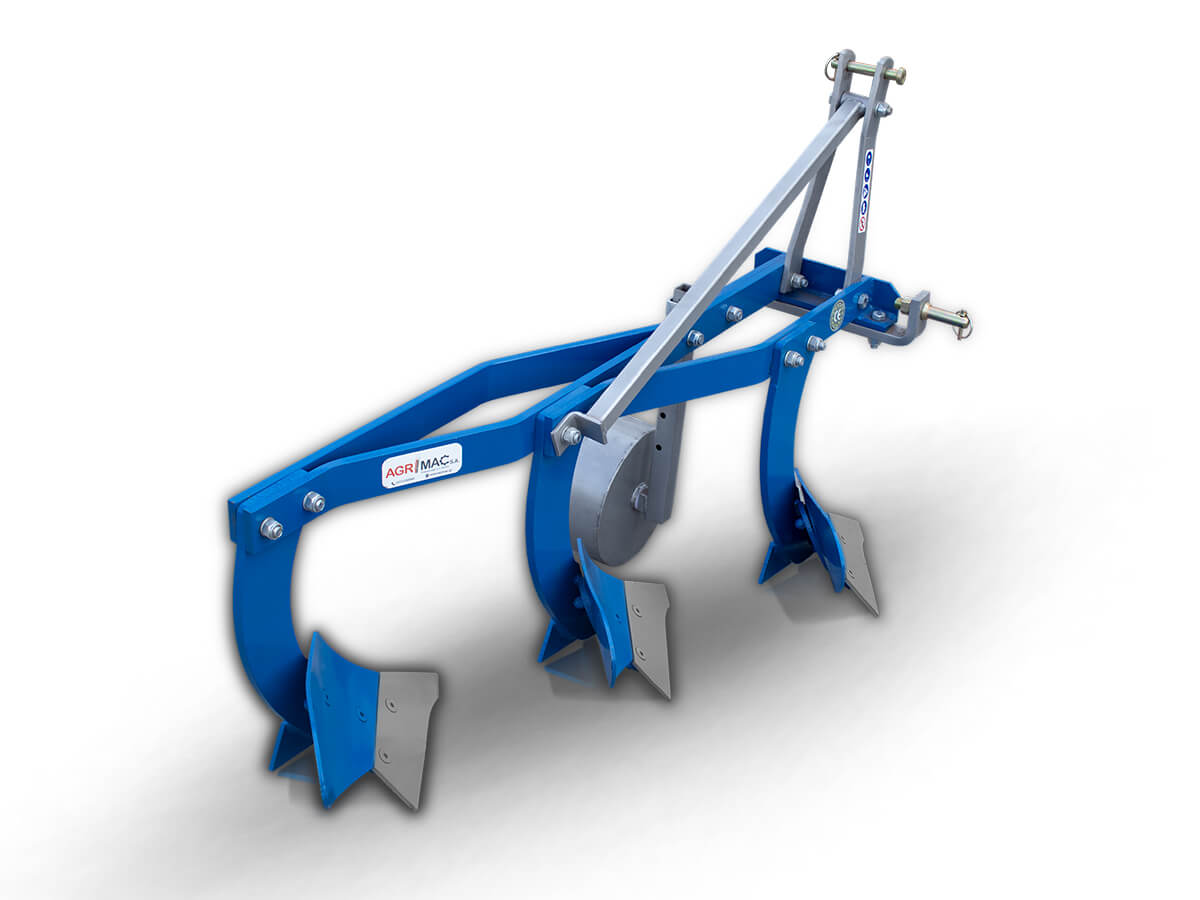 TRA6 | Graecus | Άροτρο – Αλέτρι τρίυνο 6″ με ρόδα Φ280 