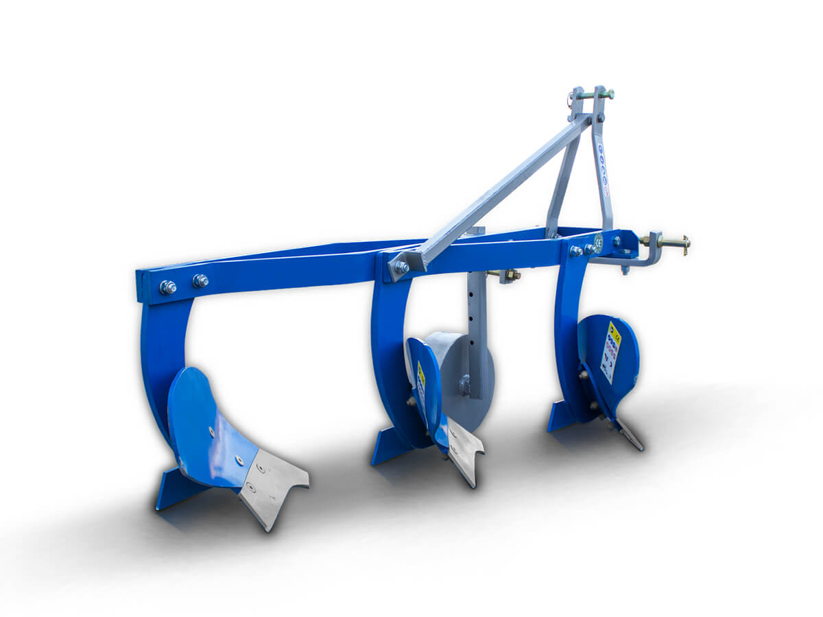 TRA8 | Graecus | Άροτρο – Αλέτρι 3υνο 8αρι με ρόδα Φ280 