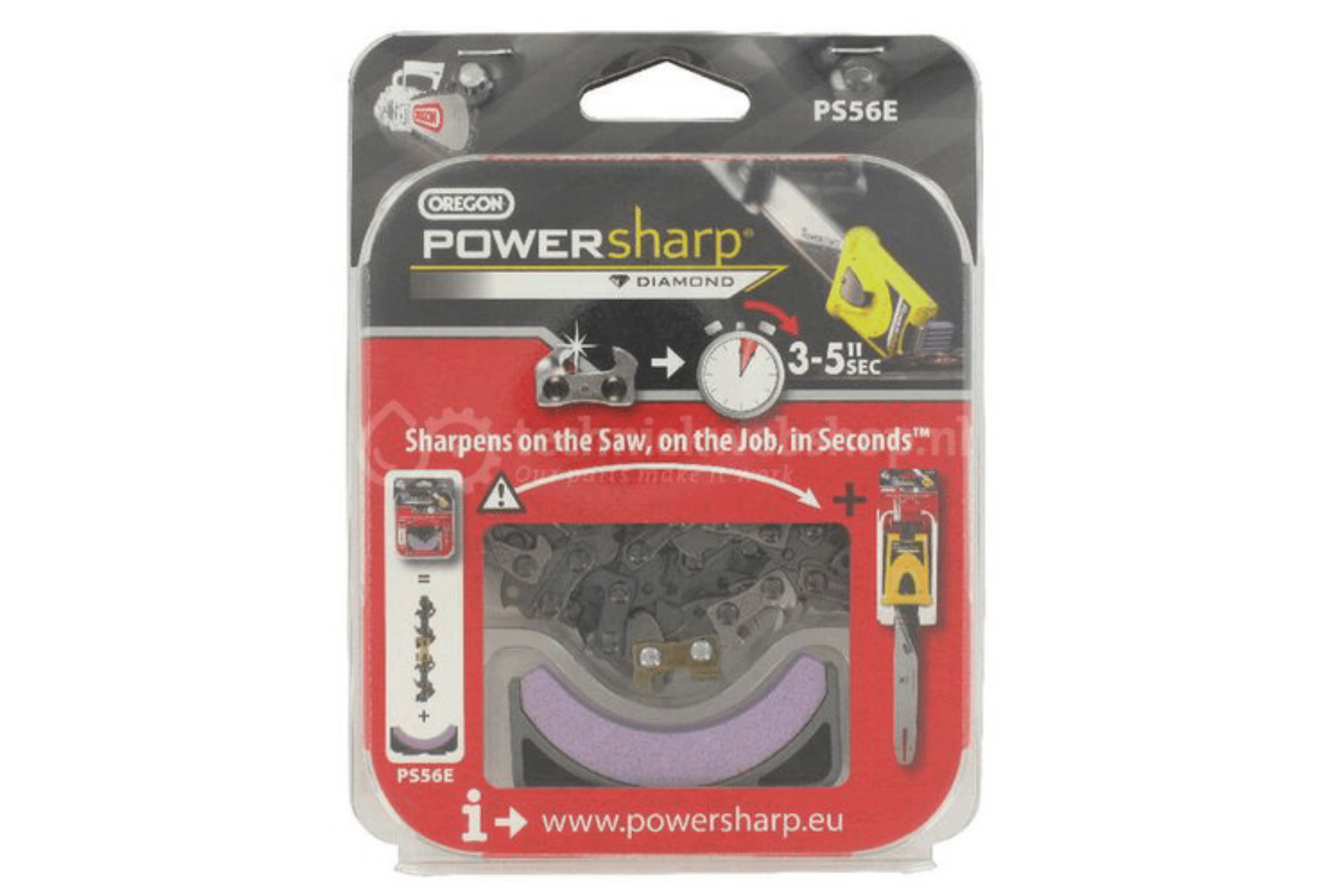 PowerSharp PS56E | Oregon | Αλυσίδα και πέτρα ακονίσματος αλυσοπρίονου 3/8