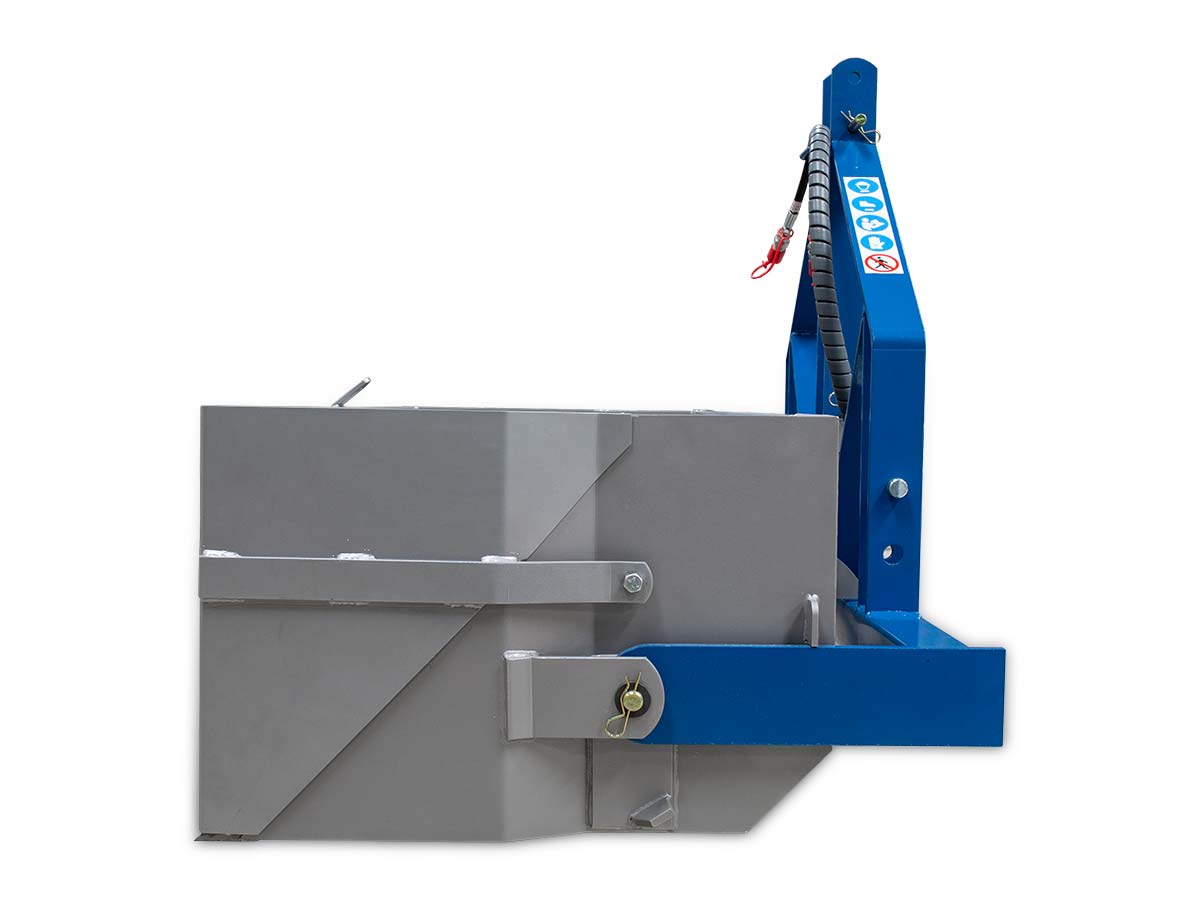 BM140-H | Graecus | Κουβάς μεταφοράς αναρτώμενος με υδραυλική ανατροπή 