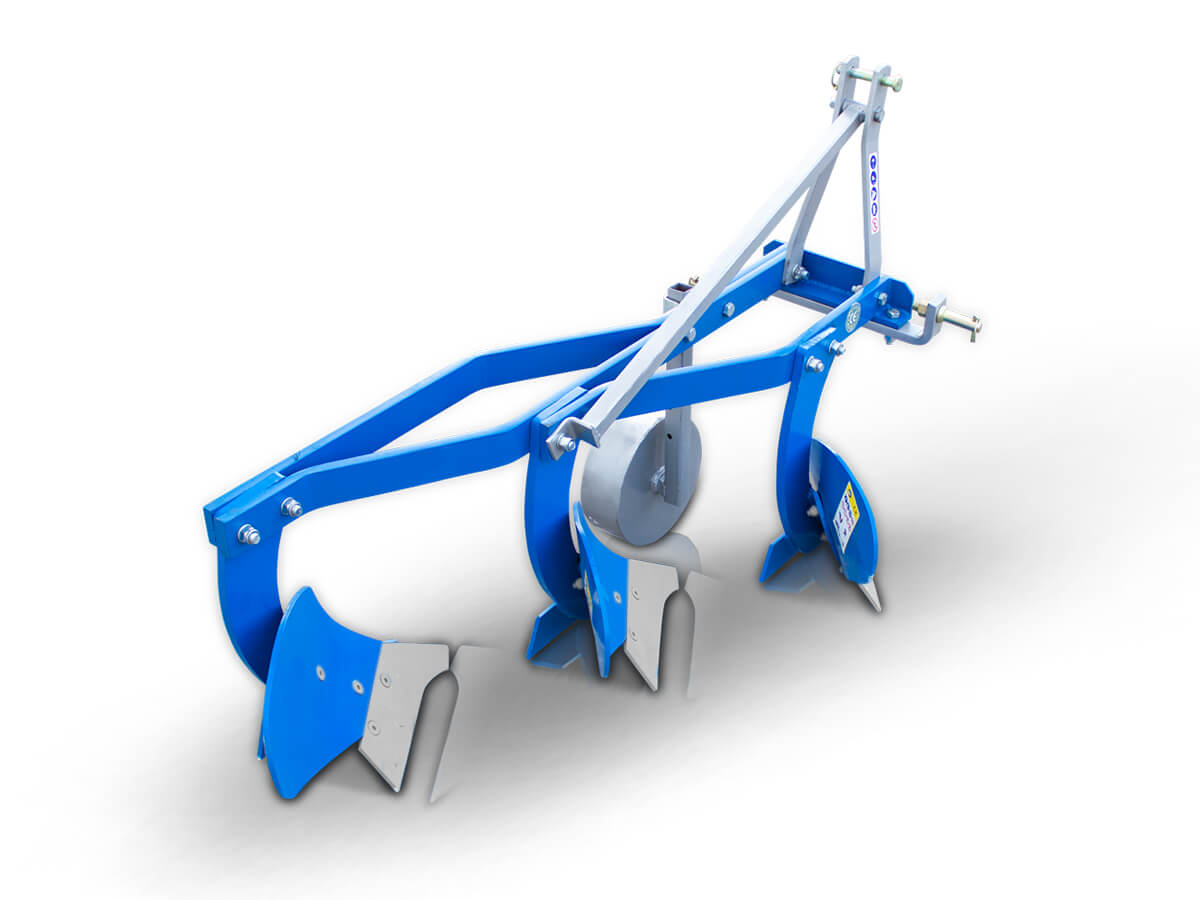 TRA8 | Graecus | Άροτρο – Αλέτρι 3υνο 8αρι με ρόδα Φ280 