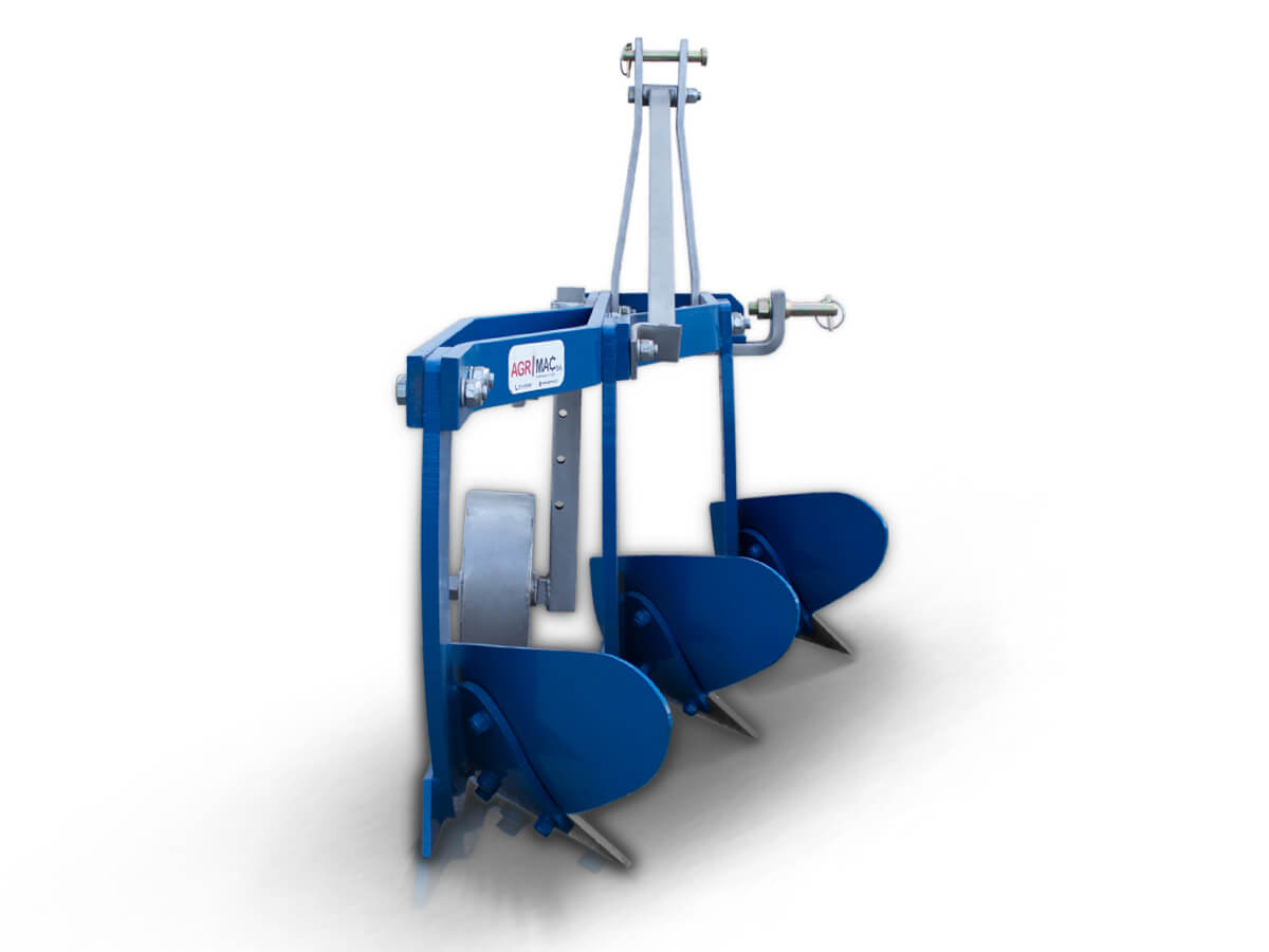 TRA6 | Graecus | Άροτρο – Αλέτρι τρίυνο 6″ με ρόδα Φ280 