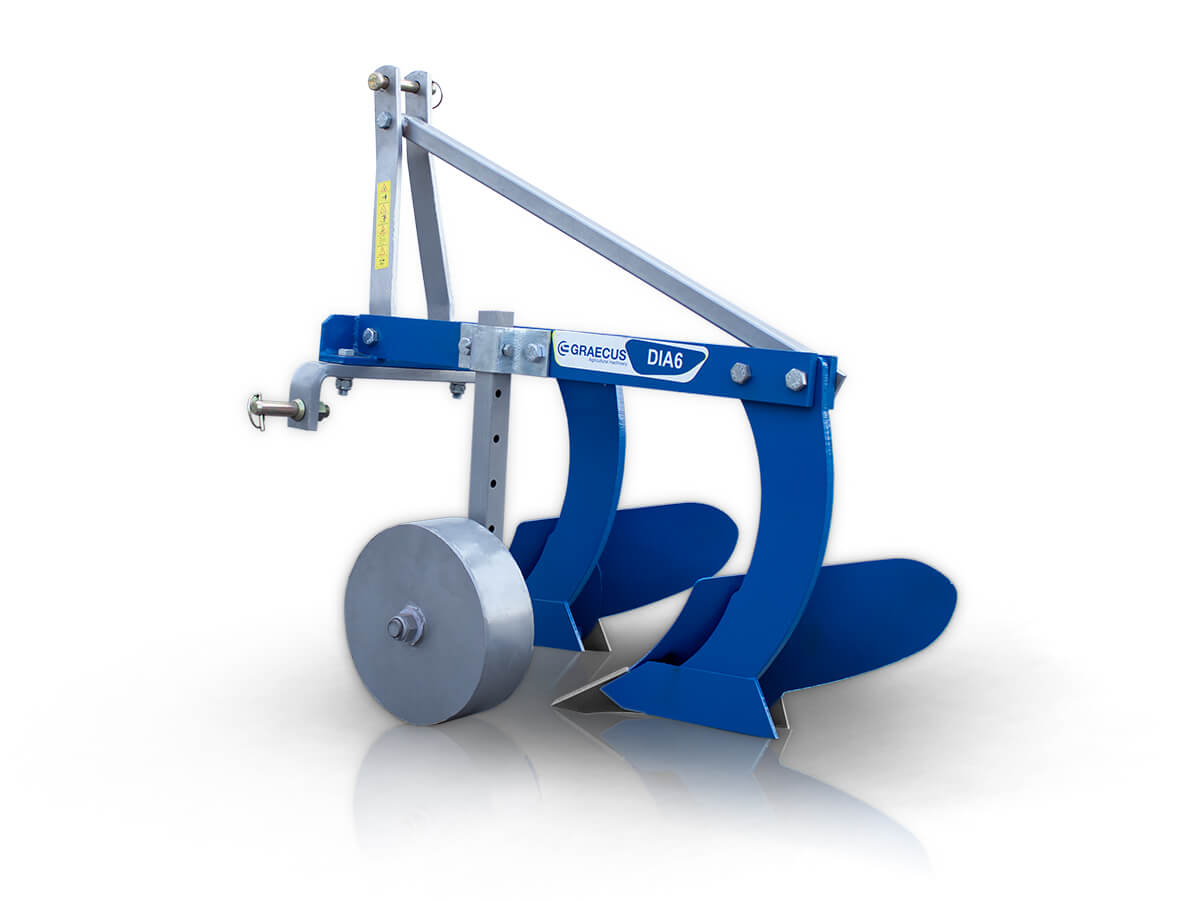 DIA6 | Graecus | Αλέτρι – Άροτρο δύινο 6″ με ρόδα Φ280 