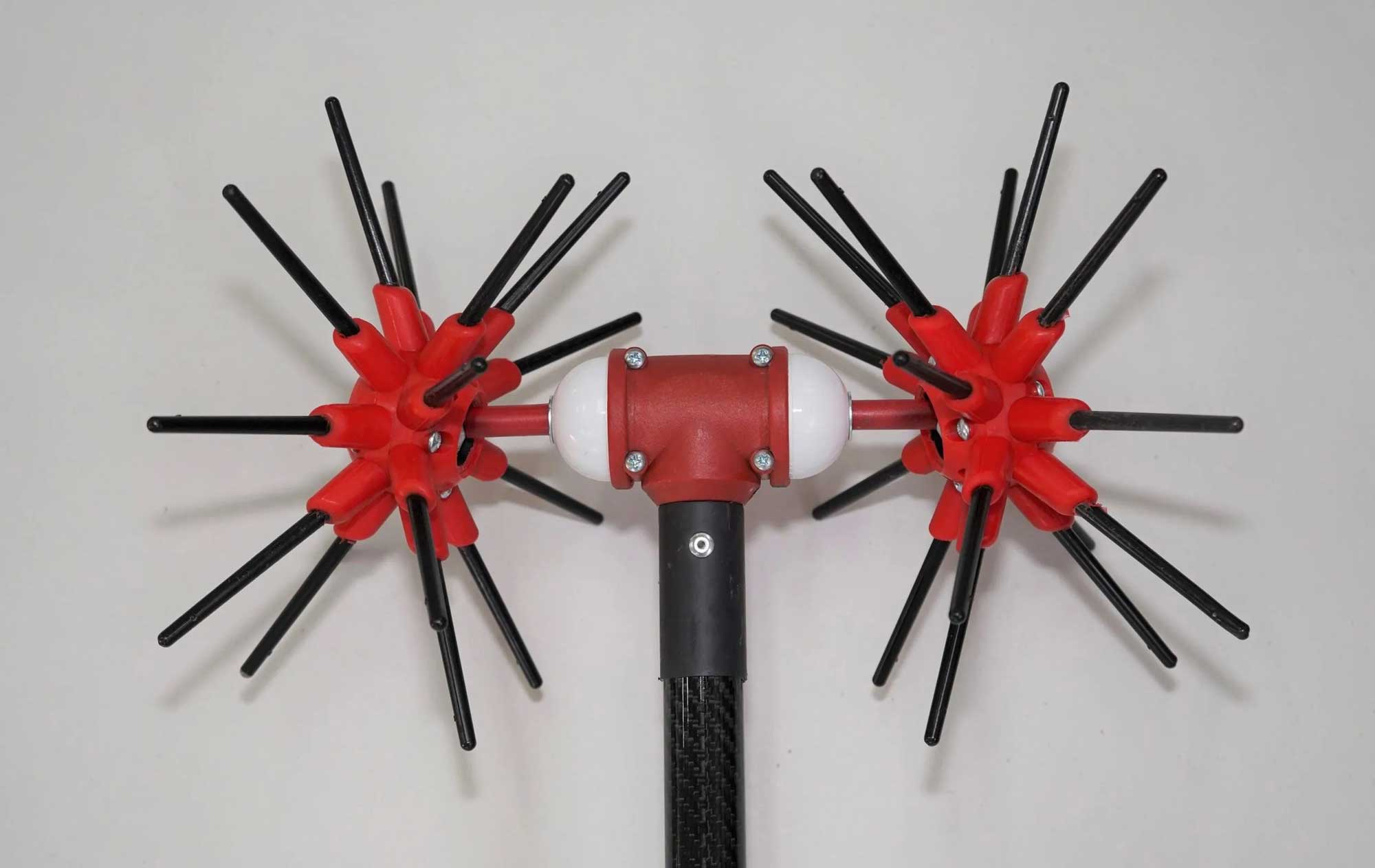 Βέργα παλμικός αχινός Full Carbon 2.00m με σωλήνα ανθρακόνημα (χωρίς μοτέρ)