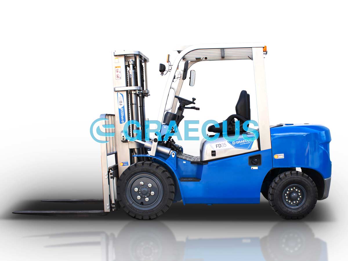 FD30V-Kubota (ΡΙΚ) | Graecus | Κλάρκ 3.0Τ Kubota STAGE V diesel | Duplex 3000mm | υδραυλική πλάγια μετατόπιση | πιρούνια 1220mm