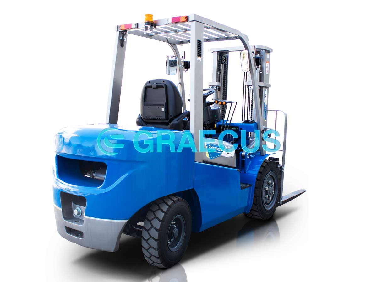 FD20V (ΡΙΚ) | Graecus | Κλάρκ 2.0Τ STAGE V diesel | Duplex 3000mm | υδραυλική πλάγια μετατόπιση | πιρούνια 1220mm