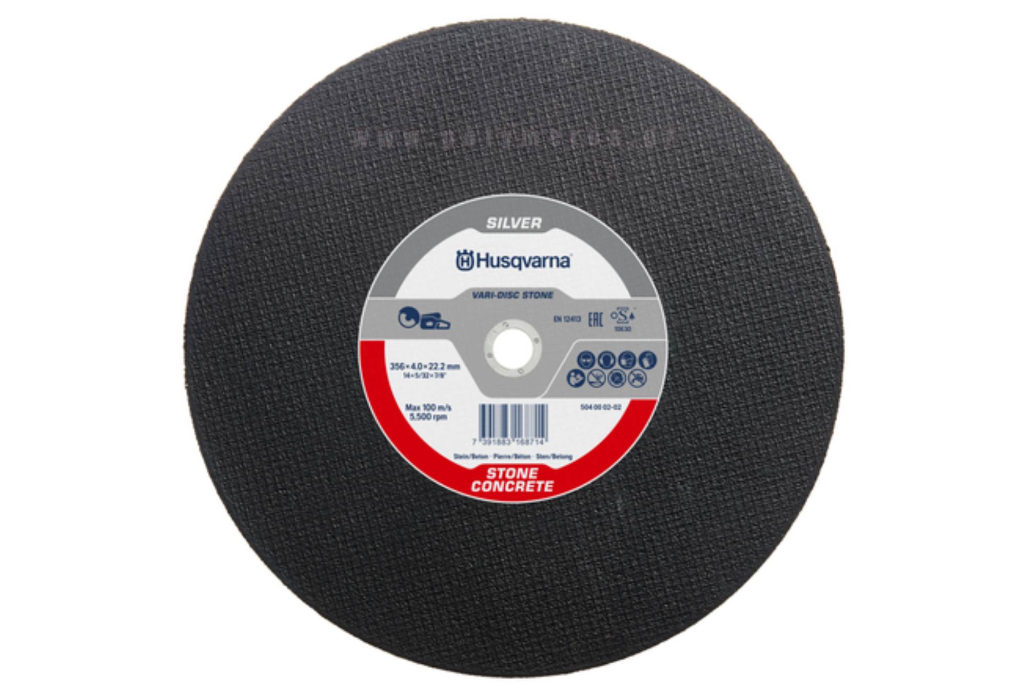 Δίσκος κοπής τσιμέντου C24R δισκοπρίονου Husqvarna 25.4mm (5040003-03)