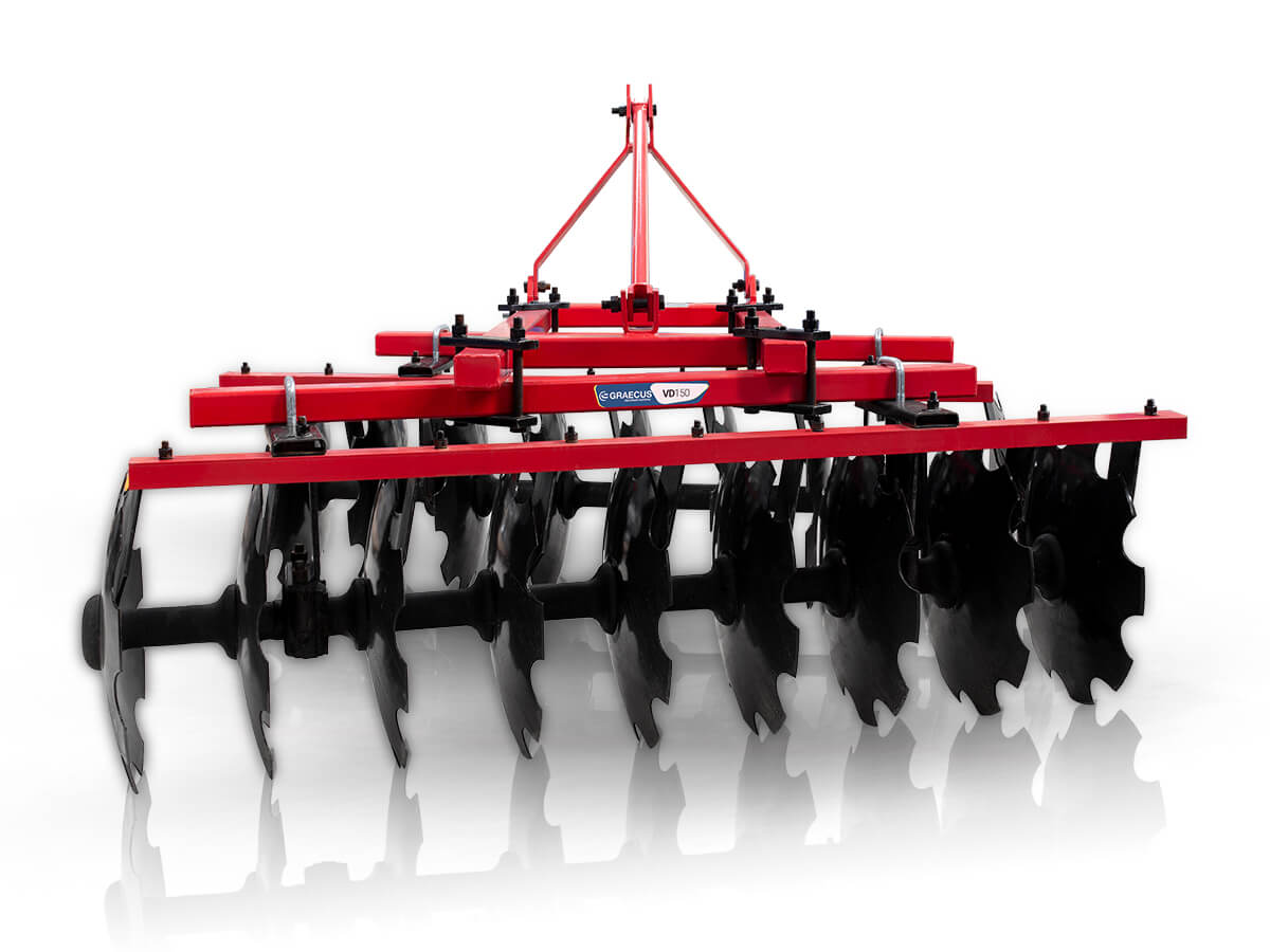 VD130 | Graecus | 1,3m Δισκοσβάρνα τρακτέρ τύπου V 