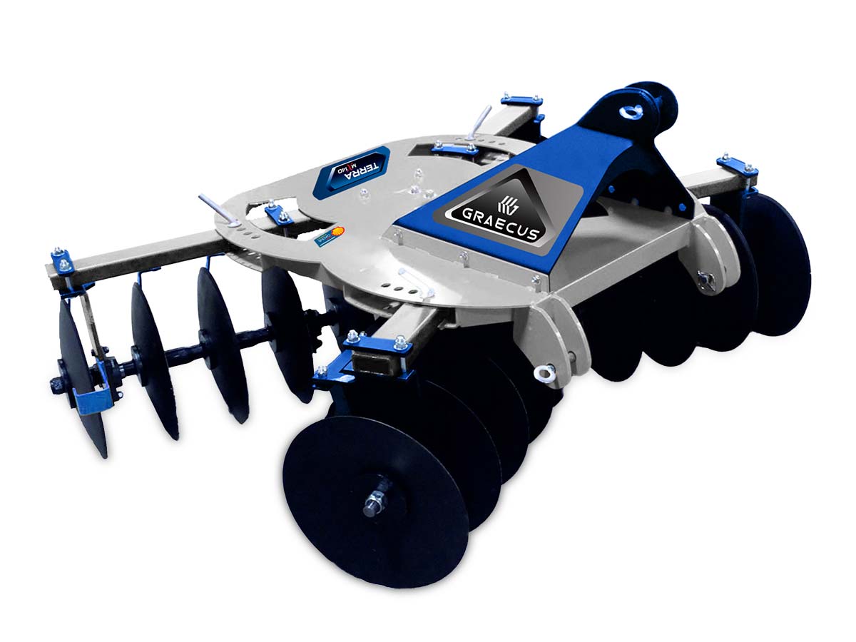 TERRA MX200 | Αναρτώμενη δισκοσβάρνα μεσαίου τύπου X, με επιφανεια εργασίας 200εκ