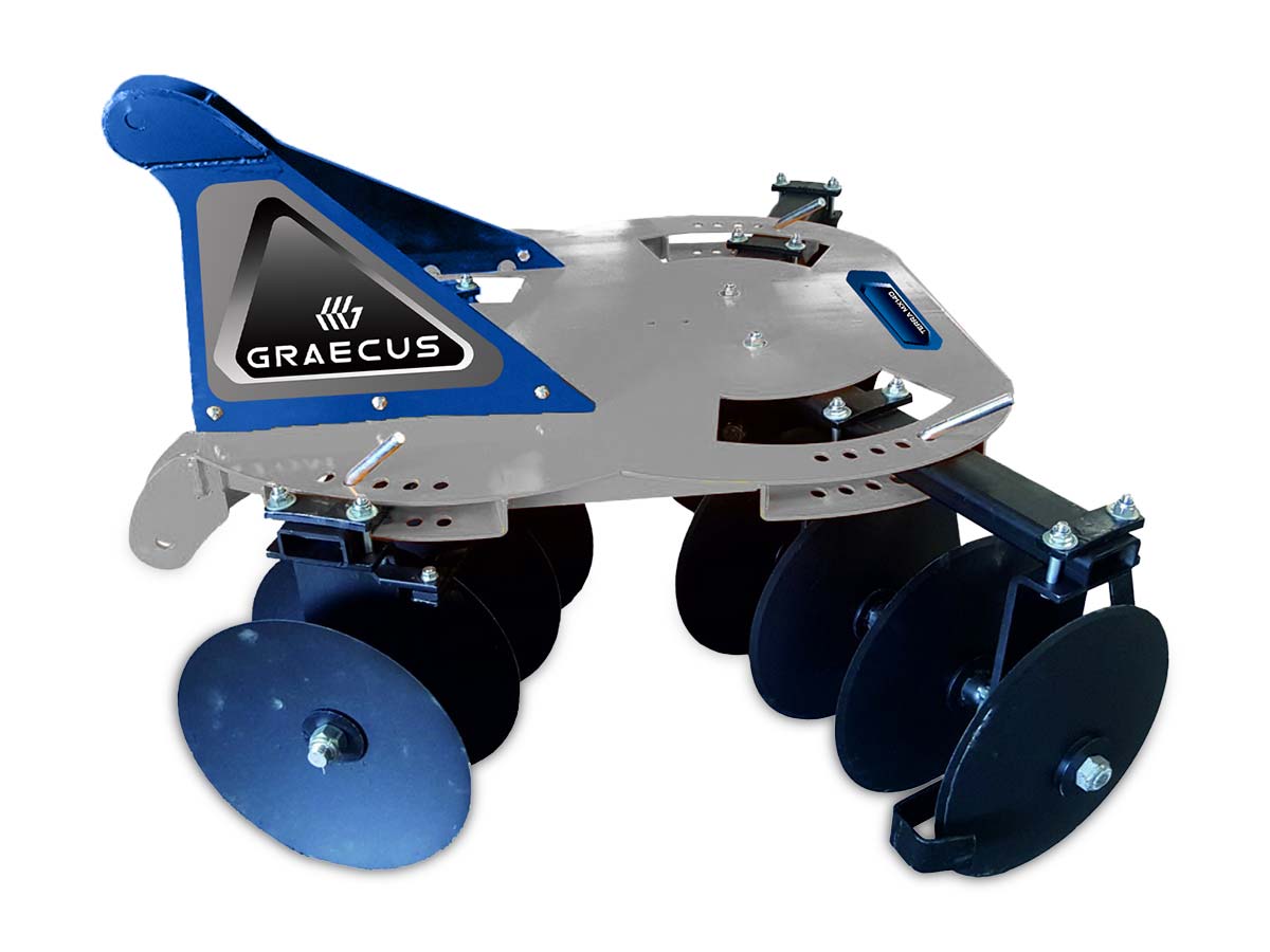 TERRA MX200 | Αναρτώμενη δισκοσβάρνα μεσαίου τύπου X, με επιφανεια εργασίας 200εκ