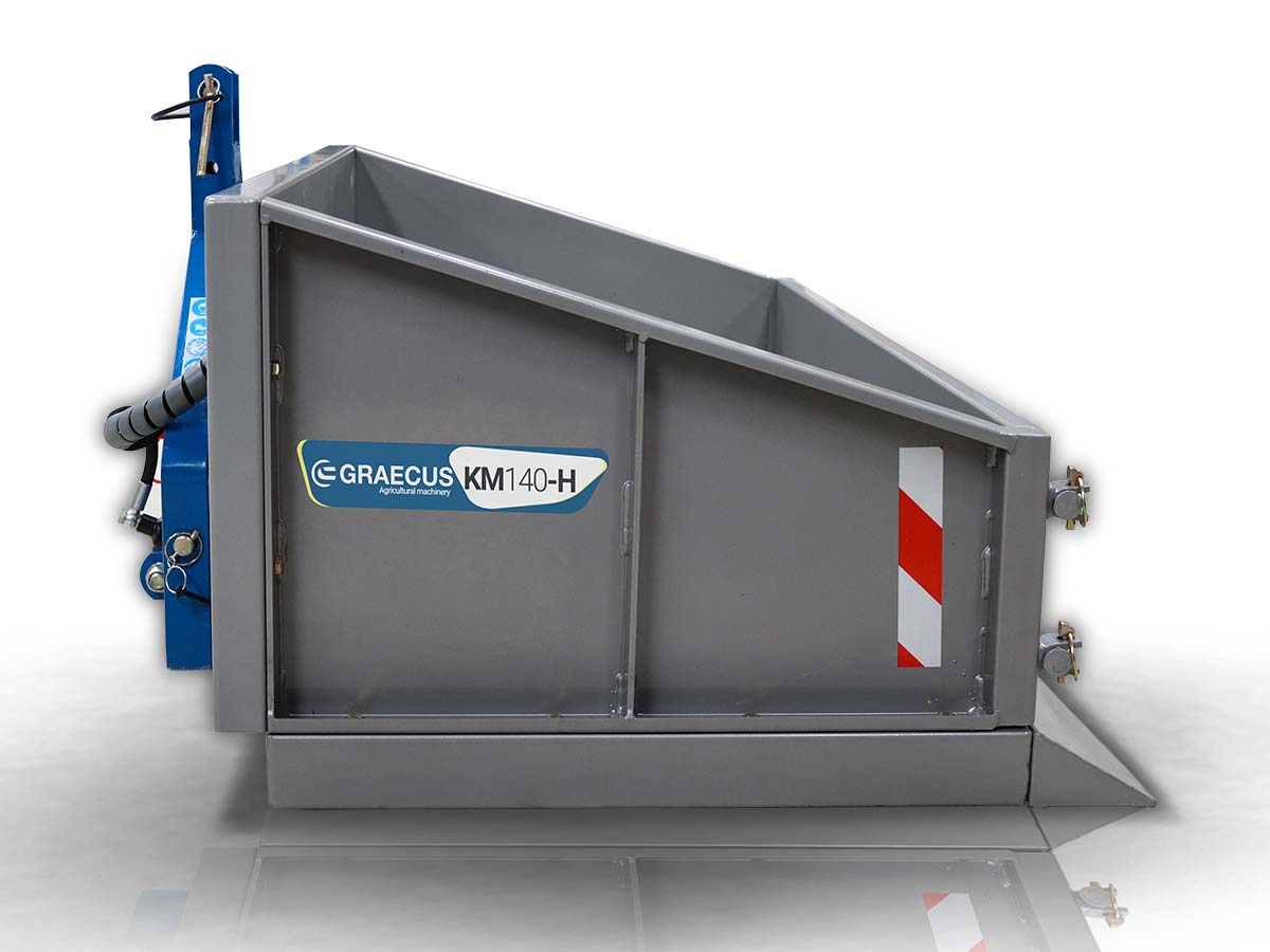 KM120-H | Graecus | Σέσουλα αναρτώμενη με υδραυλική ανατροπή ενισχυμένη 