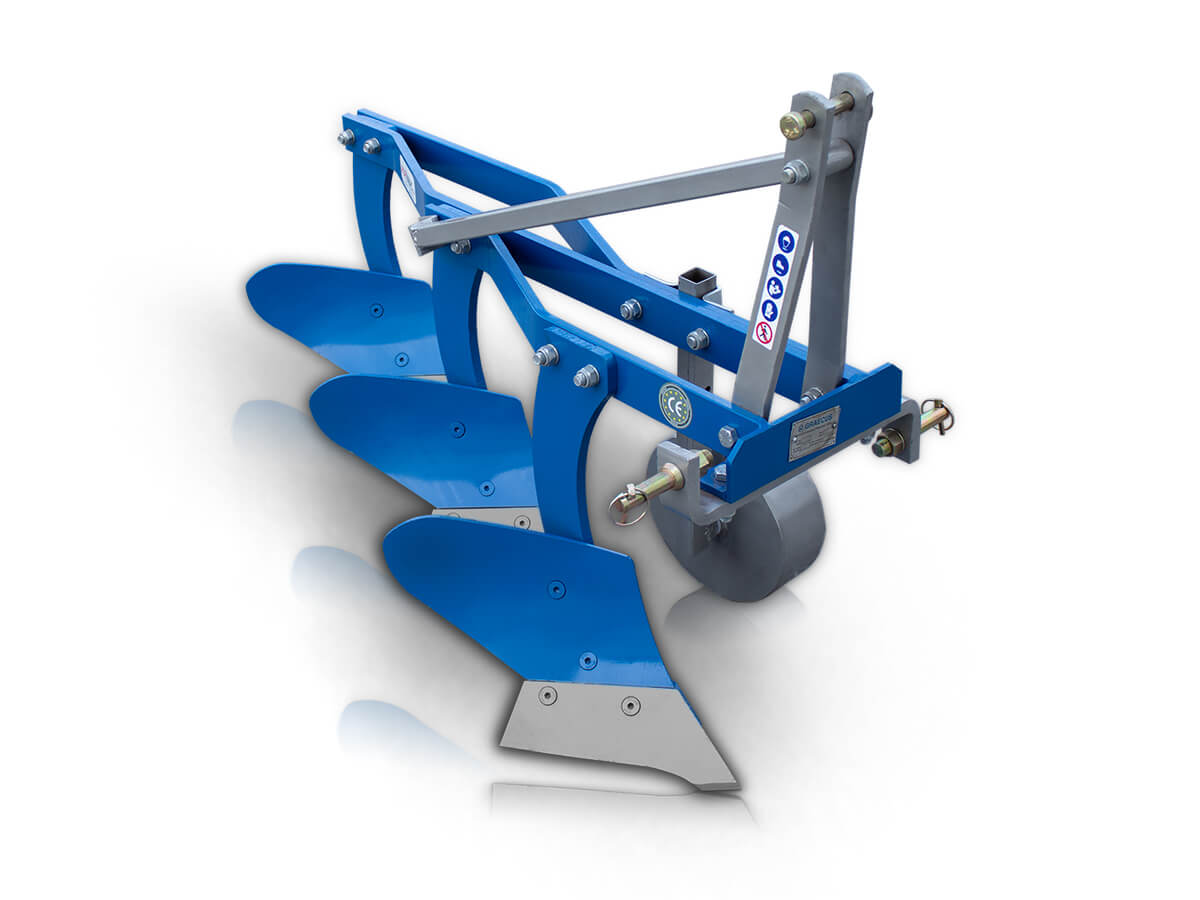 TRA6 | Graecus | Άροτρο – Αλέτρι τρίυνο 6″ με ρόδα Φ280 