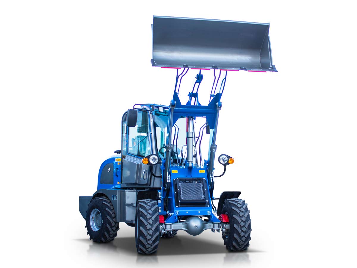 LD16NE Cab | Graecus | Σπαστός τροχοφόρος φορτωτής 4×4 4WD | Μέγιστη ανύψωση 3m | Ικανότητα φόρτωσης έως 1.6Τ | Καμπίνα A/C