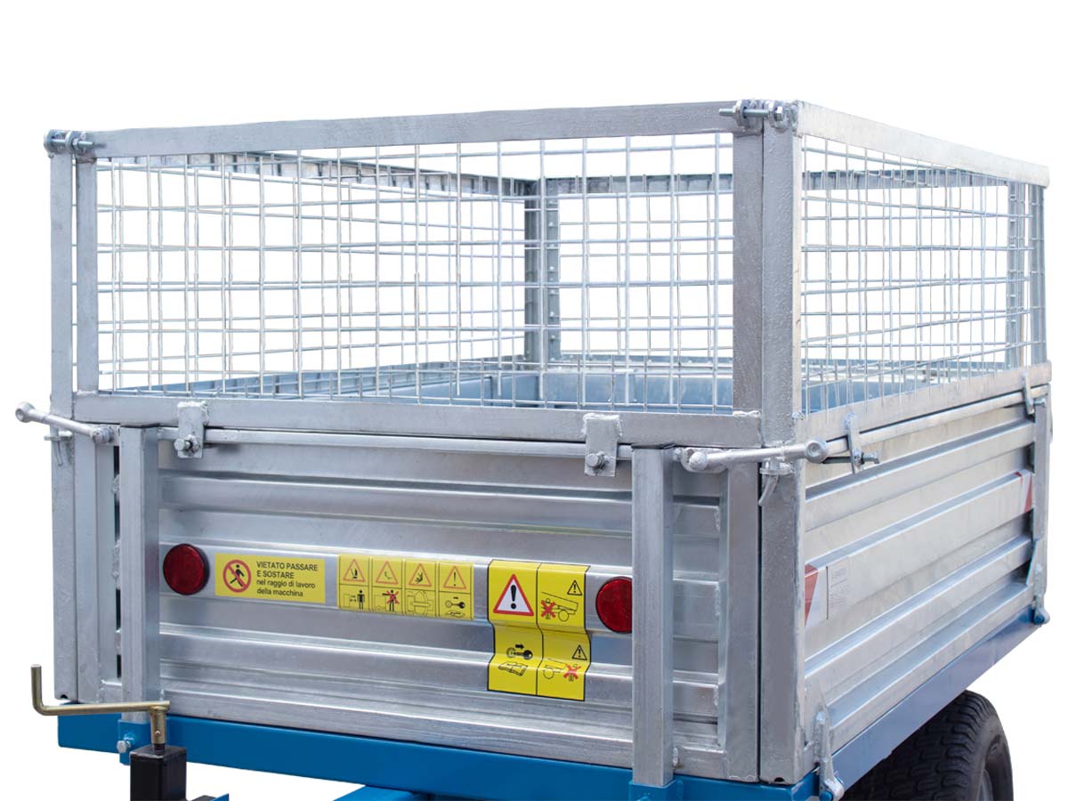 MT1000-M | Graecus | Τρέιλερ για τρακτέρ με μηχανική ανατροπή 1000kg 