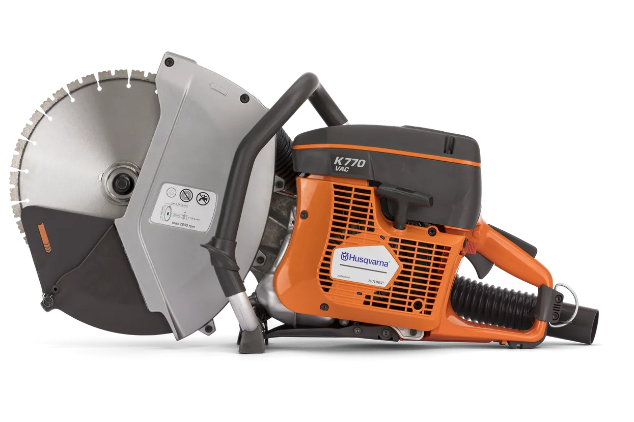 K 770 VAC | Husqvarna | Βενζινοκίνητο Δισκοπρίονο 12