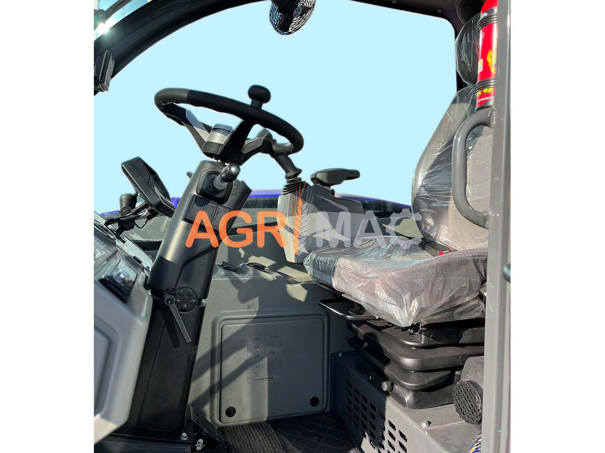 T37.7 | Graecus | Τηλεσκοπικό ανυψωτικό περονοφόρο 4×4 4WD| Μέγιστη ανύψωση 7m| Ικανότητα φόρτωσης έως 3.7Τ| Καμπίνα A/C| Υδροστατικό σαζμάν με επιλογή διεύθυνσης τύπου κάβουρα