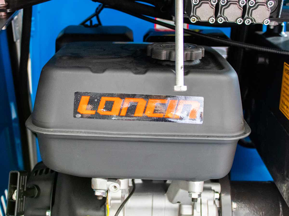 H500 | Graecus / Loncin | Ντάμπερ , υδροστατικό με υδραυλική ανατροπή και πλατφόρμα αναβάτη 500kg 