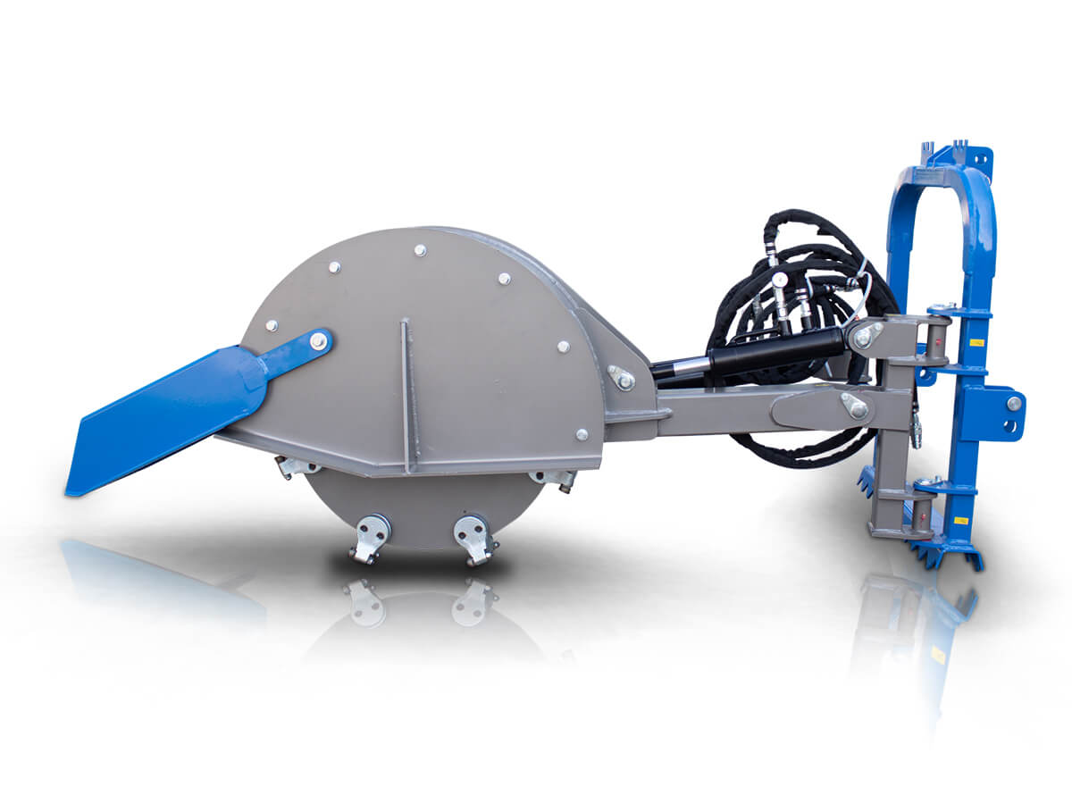 VGALTIS 61S | Graecus | Καταστροφέας κορμών με υδραυλική ανύψωση και περιστροφή 