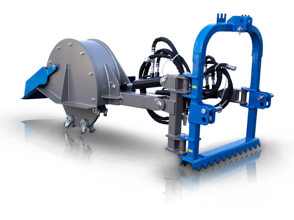 VGALTIS 61S | Graecus | Καταστροφέας κορμών με υδραυλική ανύψωση και περιστροφή 