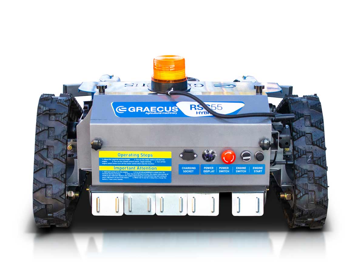 RSC55 | Graecus | Τηλεκατευθυνόμενος βενζινοκίνητος στελεχοκόπτης 55cm 