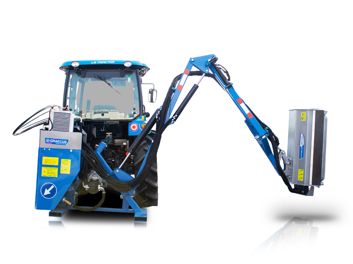 MTK 120 | Graecus | Τηλεσκοπικός Καταστροφέας με βραχιόνα, αυτόνομος για τρακτέρ | μεσαίου τύπου 