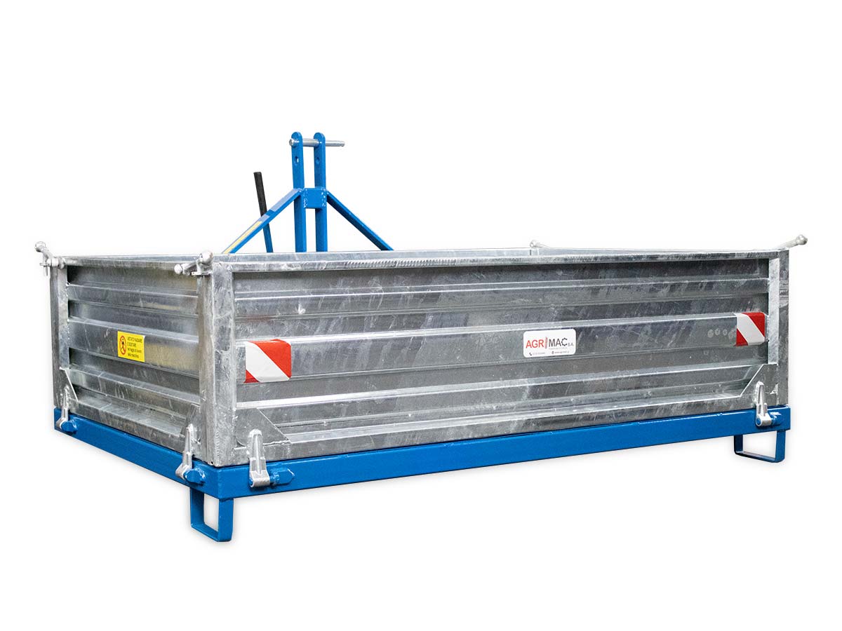 CM140-H | Graecus | Αναρτώμενο κουτί μεταφοράς 1400mm με υδραυλική ανατροπή