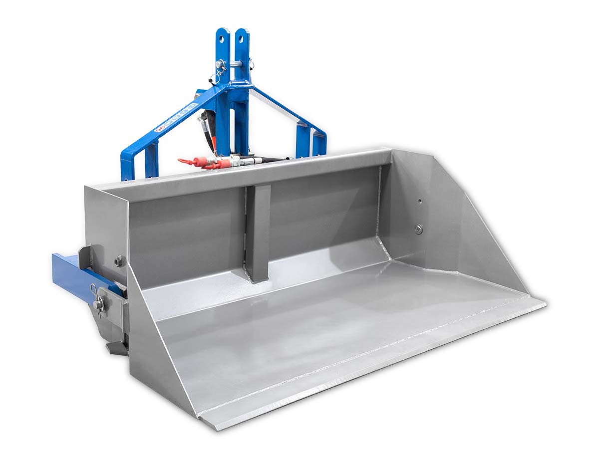 BM120-H | Graecus | Κουβάς μεταφοράς αναρτώμενος με υδραυλική ανατροπή 