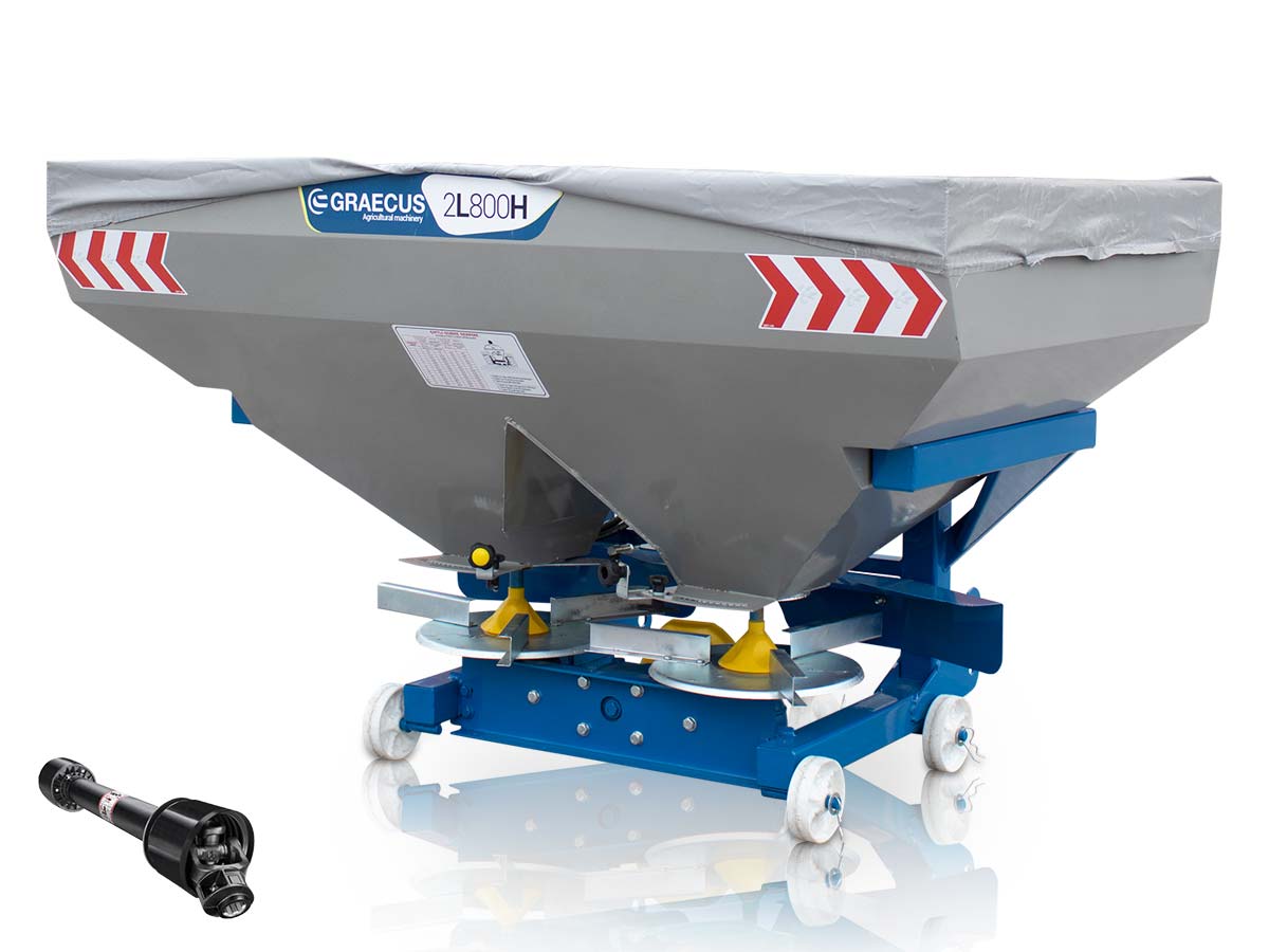 2L800H | Graecus | Λιπασματοδιανομέας με διπλή φτερωτή 