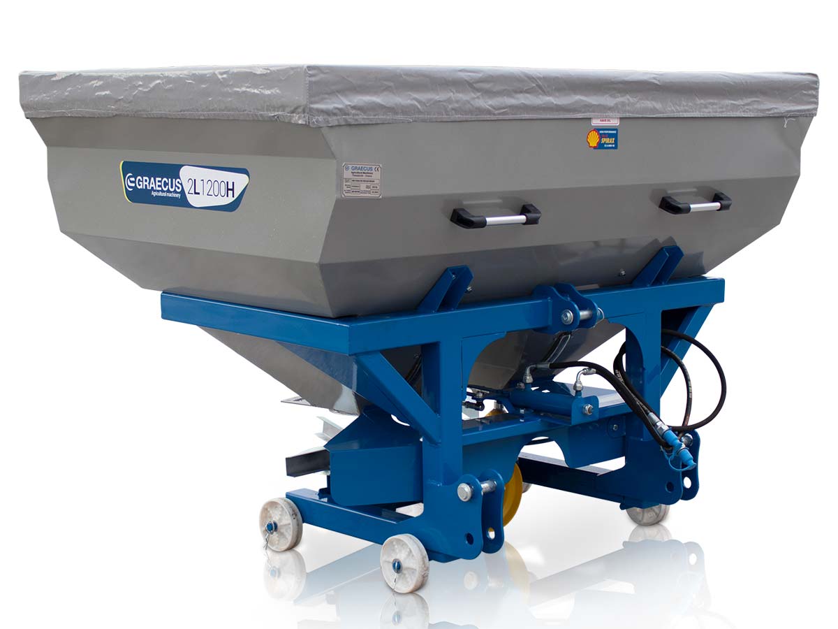 2L1200H | Graecus | Λιπασματοδιανομέας υδραυλικός με διπλή φτερωτή 