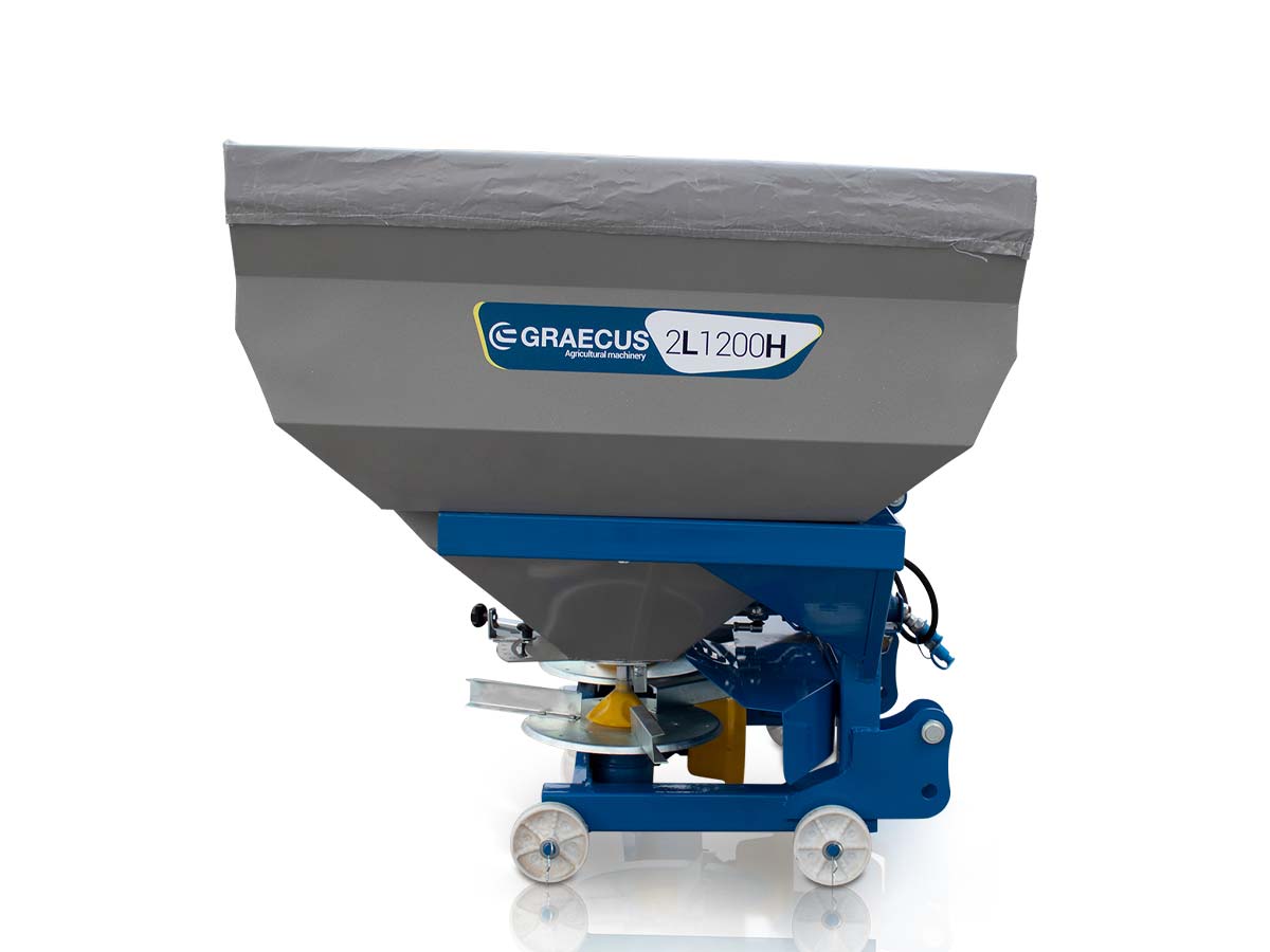 2L1000H | Graecus | Λιπασματοδιανομέας υδραυλικός με διπλή φτερωτή 