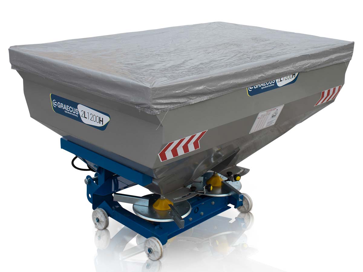 2L1200H | Graecus | Λιπασματοδιανομέας υδραυλικός με διπλή φτερωτή 